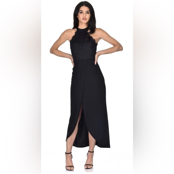 AX Paris Black Strapless Dress - Picture 1 of 8